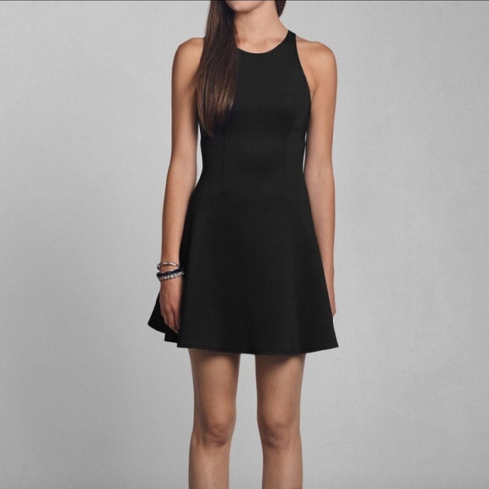 ABERCROMBIE & FITCH NEOPRENE SKATER DRESS